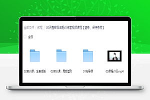 30天整容级减肥训练营视频课程【塑身、保持身材】