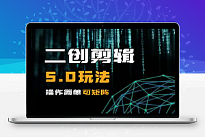 全新二创剪辑5.0玩法操作简单可矩阵操作