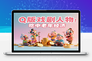 用AI制作Q版戏剧人物5分钟吃透中老年经济