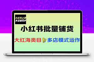 小红书批量铺货账号定位爆文创作AI辅助选品工具