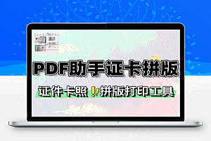 PDF智能助手证卡拼版