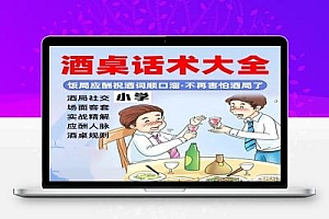 【酒桌话术大全】饭局应酬祝酒词顺口溜·不再害怕酒局了