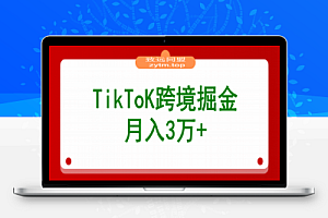 TikToK跨境掘金必修课,账号搭建+双变现项目+AI创作,可矩阵复制月入3万+