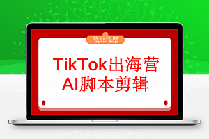AI+TikTok出海营:AI脚本剪辑+工具应用+潮玩服装货盘,30天涨粉10w月销$1.8w