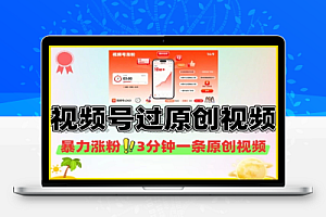 视频号暴力涨粉3分钟一条原创视频
