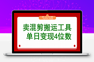 信息差项目,靠卖混剪搬运工具,单日变现4位数,需求量大,复购强