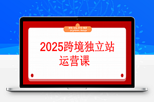 2025跨境独立站运营课:涵盖建站搭建、流量获取、转化优化三大核心模块